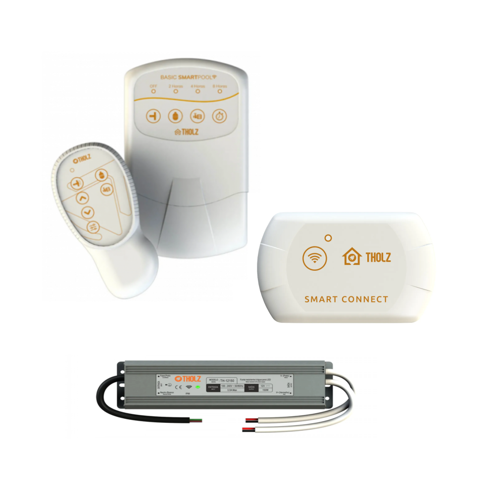 Smart pool kit, fountain, controller and smart connect